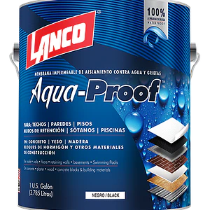 MEMBRA IMPERMEABLE AQUA-PROOF LANCO 1 GLN MD863-4