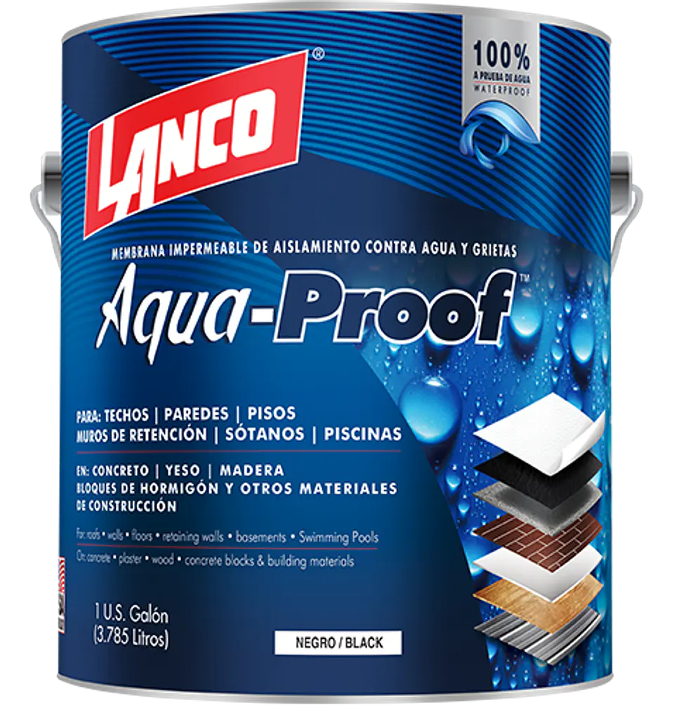 MEMBRA IMPERMEABLE AQUA-PROOF LANCO 1 GLN MD863-4 1