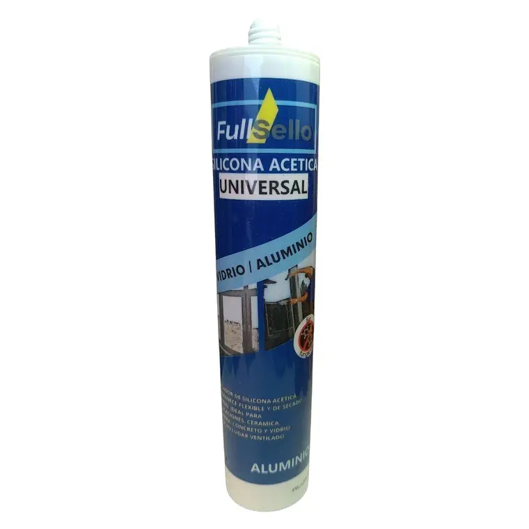SILICONA FULLSELLO ACETICA TRANSPARENTE 300 ML 14FULA01 1