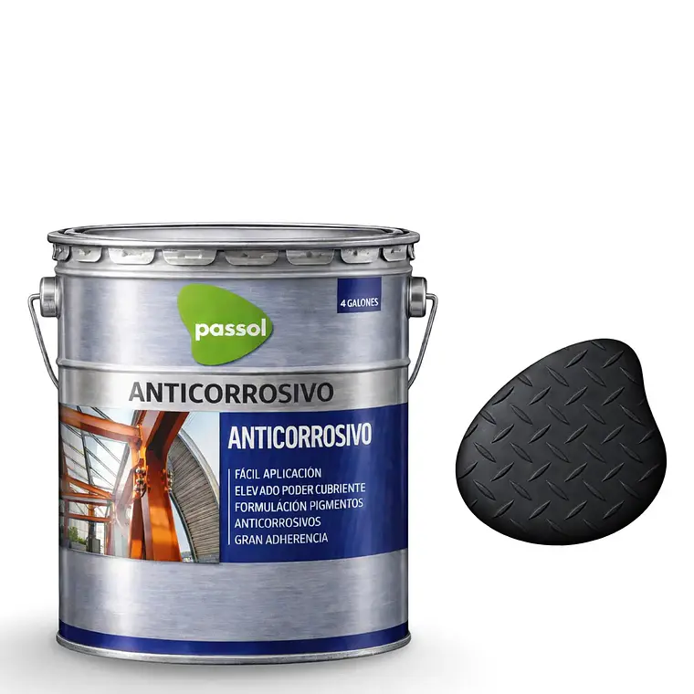 ANTICORROSIVO PASSOL NEGRO LATA 4 GLS 0401053 1