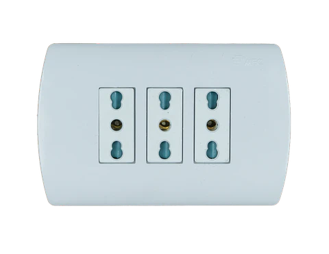 ENCHUFE MEC TRIPLE 10/16A.ARIS PRO BLANCO 0200AP0558