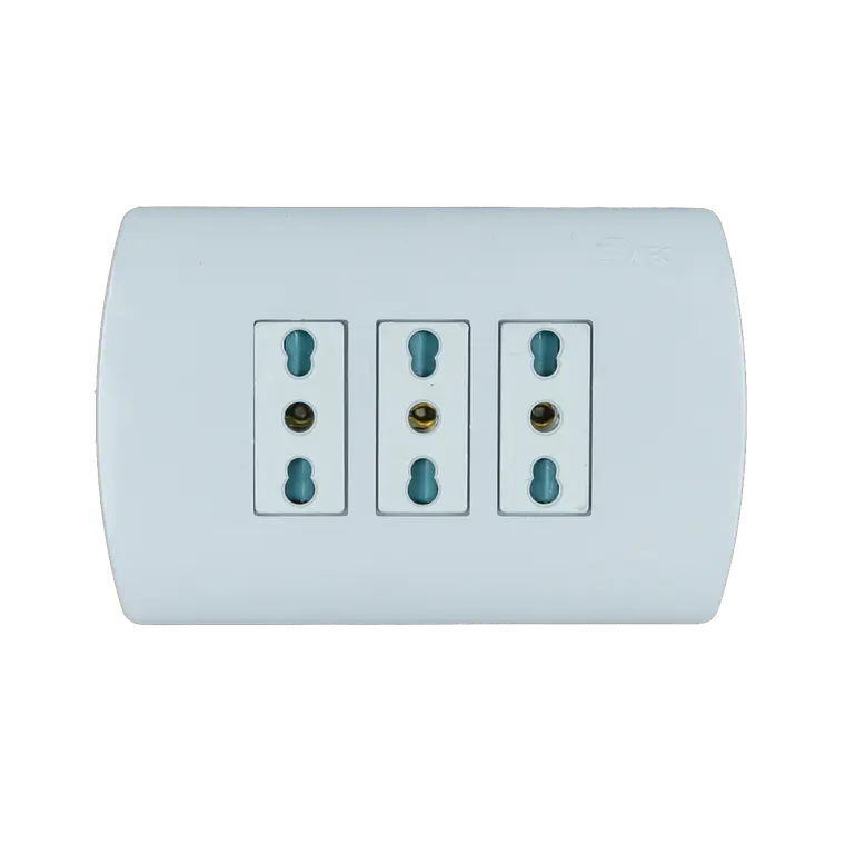 ENCHUFE MEC TRIPLE 10/16A.ARIS PRO BLANCO 0200AP0558 1