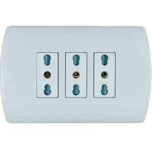 ENCHUFE MEC TRIPLE 10/16A.ARIS PRO BLANCO 0200AP0558