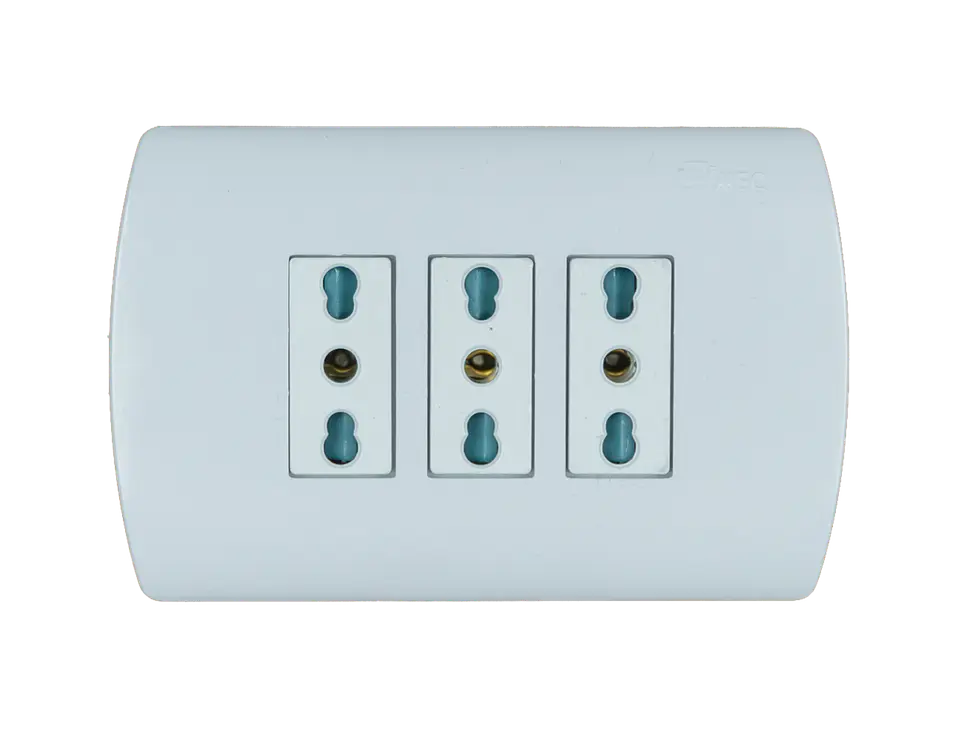 ENCHUFE MEC TRIPLE 10/16A.ARIS PRO BLANCO 0200AP0558 1