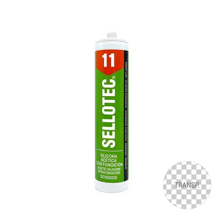 SILICONA C/FUNGICIDA SELLOTEC TRANSPARENTE 300ML 07011STC001 1