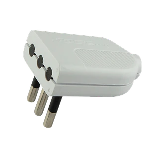 0300MV0241 ENCHUFE MACHO CONV.2P+T 10 A BLANCO