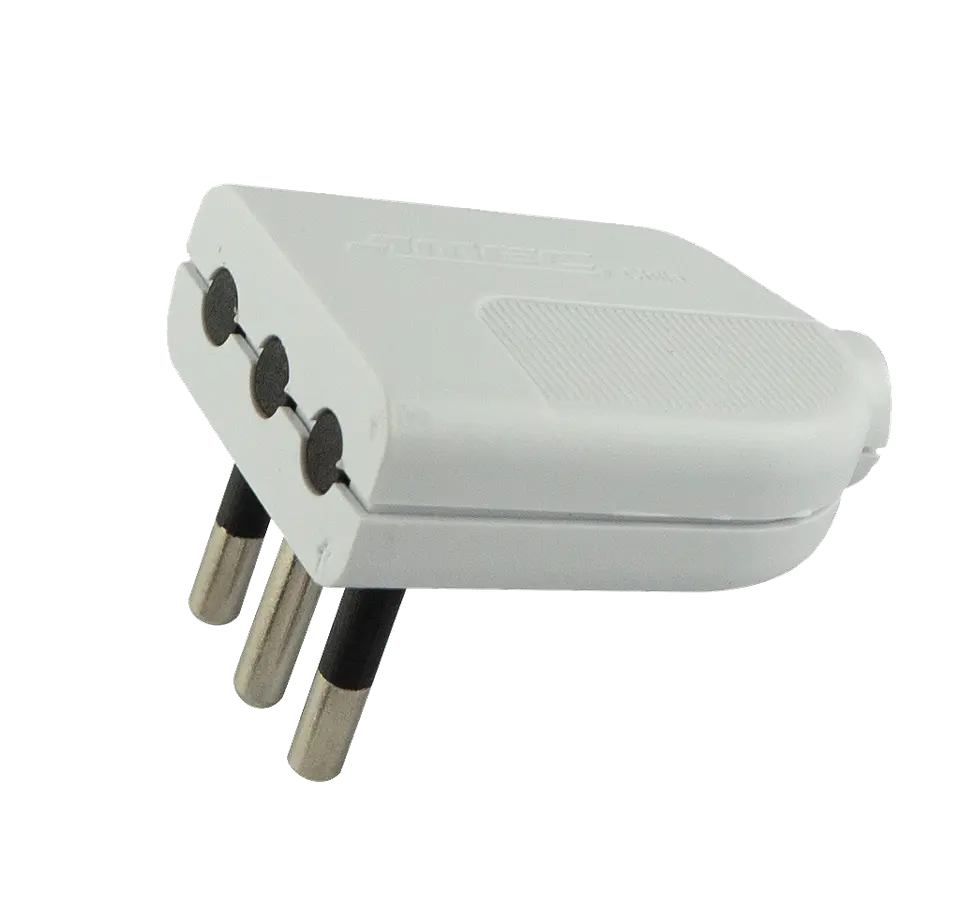 0300MV0241 ENCHUFE MACHO CONV.2P+T 10 A BLANCO 1