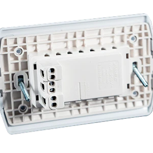 ENCHUFE MEC DOBLE EMB.ARIS PRO BLANCO 0200AP0555