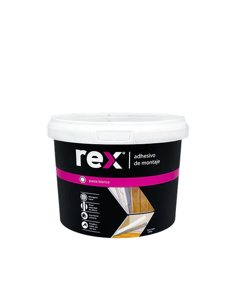 ADHESIVO MONTAJE REX 3.8 KG.30330