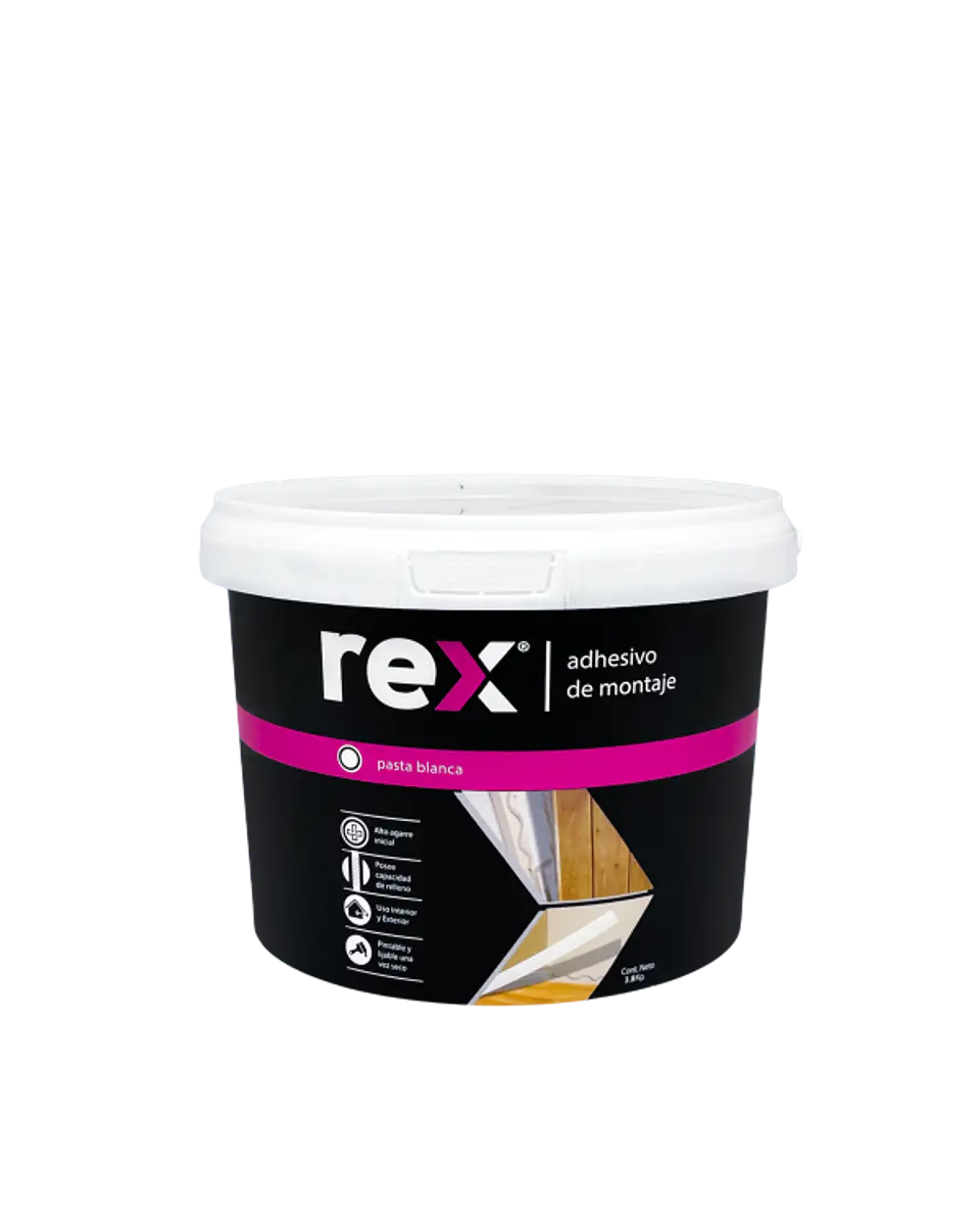 ADHESIVO MONTAJE REX 3.8 KG.30330 1