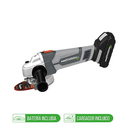 ESMERIL ANGULAR GLADIATOR 18V C/BAT AA815/18C1 054329