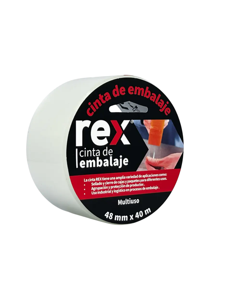 CINTA EMBALAJE TRANSPARENTE REX 40MT.29008 1