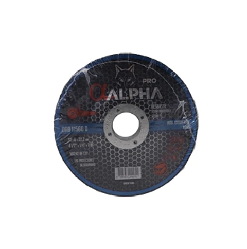 DISCO DESBASTE ACERO INOX. ALPHA 4.1/2" DA911560D