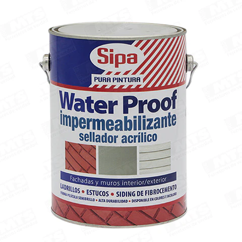 WATER PROOF ACR.SIPA INCOLORO 1 GLN.41738801