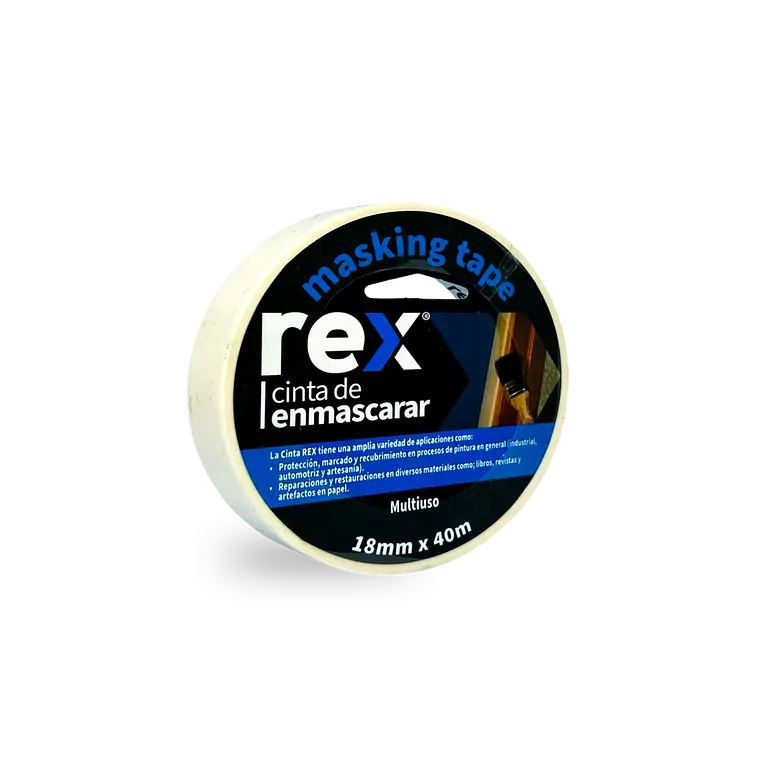 CINTA MASKING REX 18 MM.X40 MT.30402 1