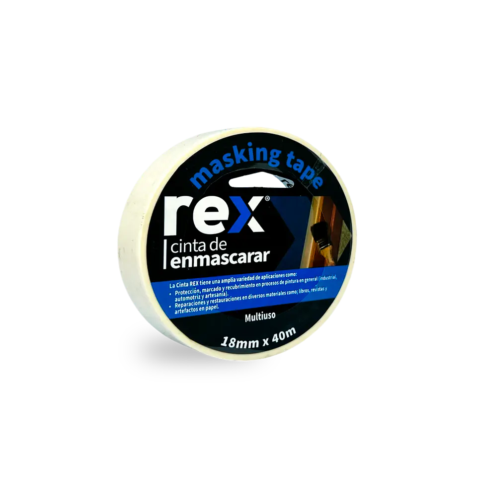 CINTA MASKING REX 18 MM.X40 MT.30402 1