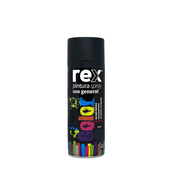SPRAY REX NEGRO MATE 400 ML.60015 1
