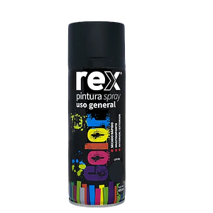 SPRAY REX NEGRO MATE 400 ML.60015