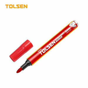 MARCADOR PERMANENTE TOLSEN ROJO 42026