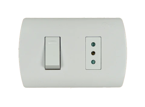 0100IA0269 INTERRUPTOR MEC EMB.9/12+ENCHUFE BLANCO