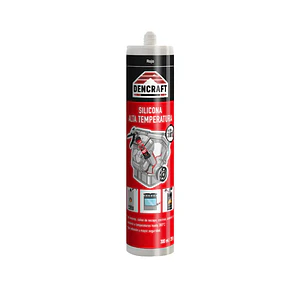 SILICONA DENCRAFT ROJA ALTA TEMP. 300 ML. 4099706