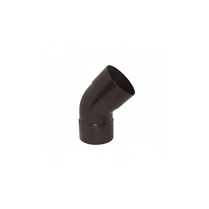CODO TUBO BAJADA MARRON 80 MM. 45
