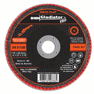 DISCO LIJA FLAP GLADIATOR 4.1/2