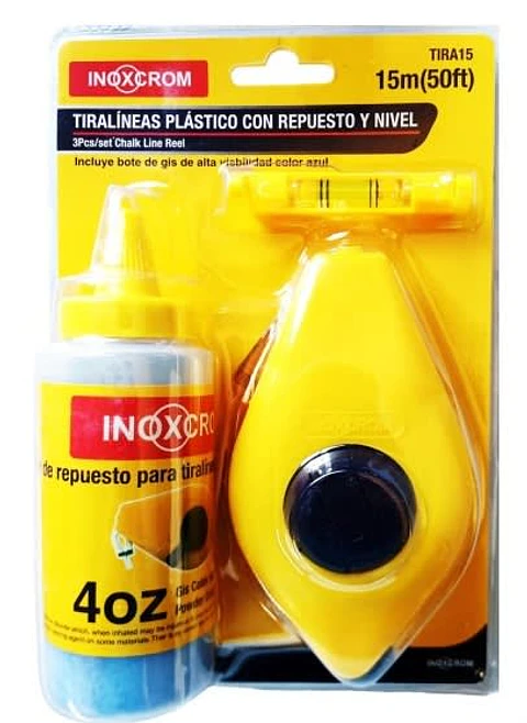 TIZADOR INOXCROM 15MT.C/TIZA TIRA15