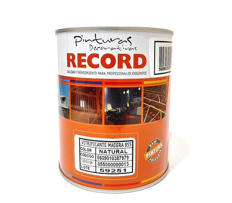 VITRIFICANTE RECORD MADERA INCOLORO 1/4GL.560901038797