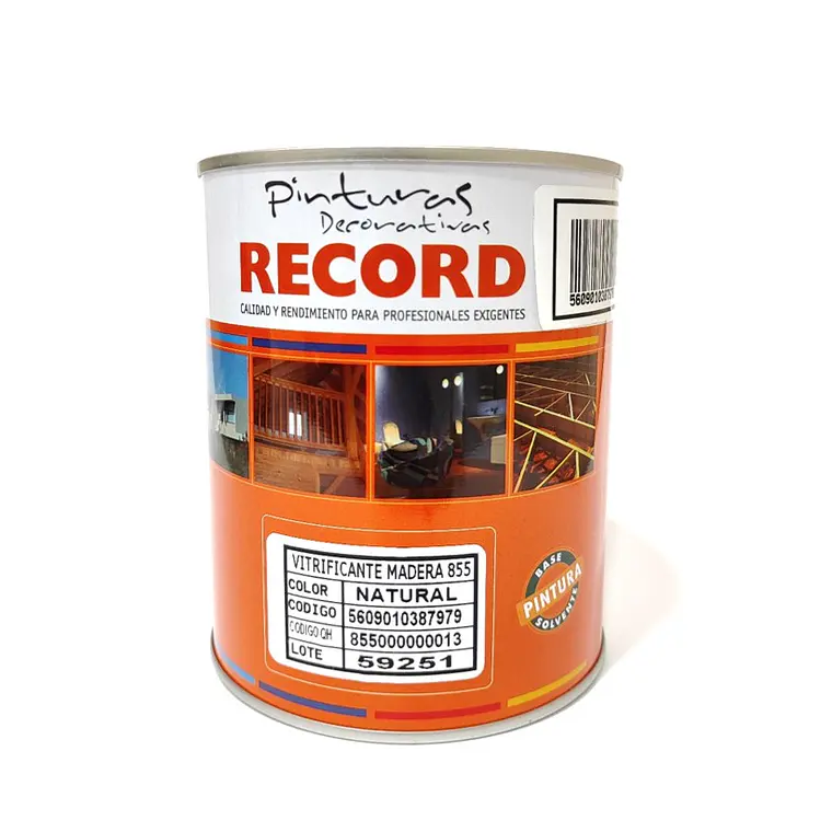 VITRIFICANTE RECORD MADERA INCOLORO 1/4GL.560901038797 1