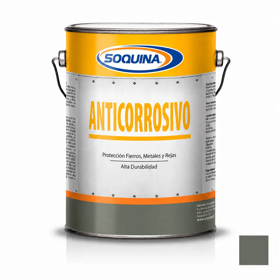 ANTICORROSIVO SOQUINA 1 GALON GRIS VERDOSO 20433301 1