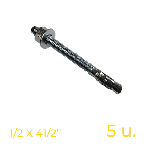 PERNO EXPANSION 1/2 X 4.1/2" PPZT-025