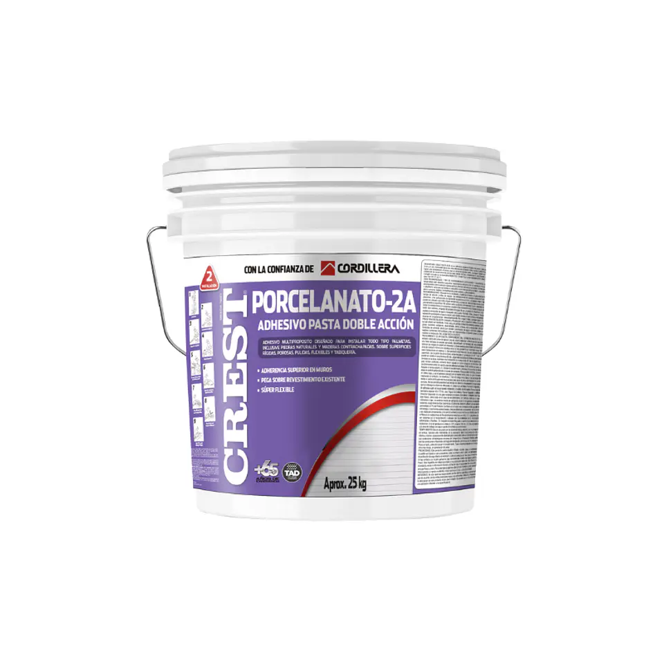 CREST PASTA DA PORCELANATO 2A BALDE 25KG.60100030PZ01 1