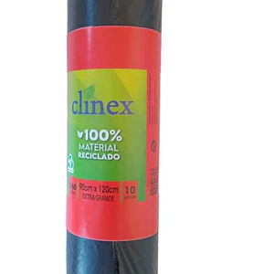 BOLSA DE BASURA CLINEX GRANDE 90X120CM 10UN CL9012