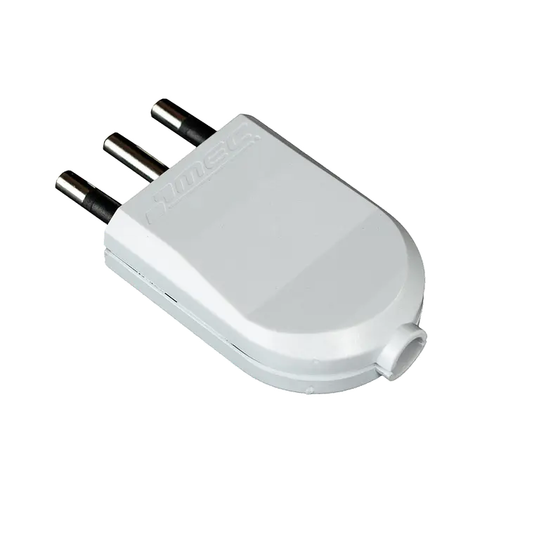0300MV0292 ENCHUFE MACHO PLANO 2P+T 16 A.MEC BLANC 1