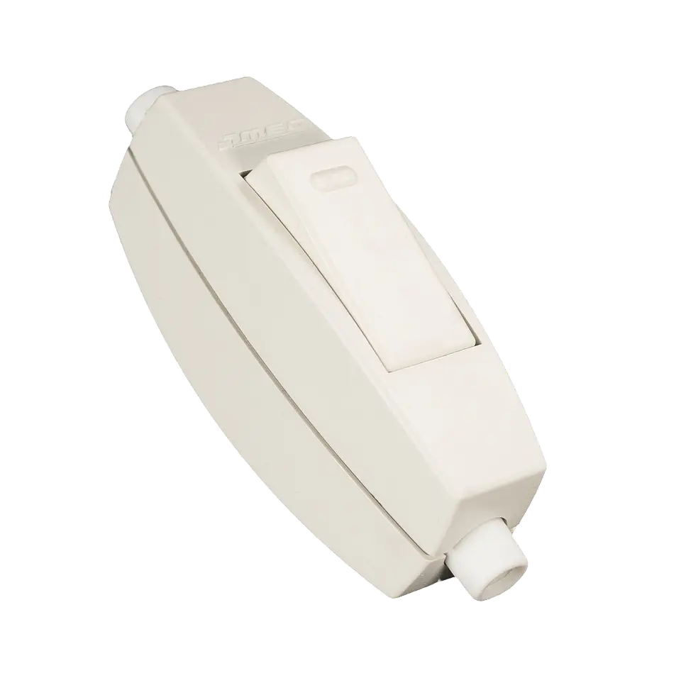 0100IV0075 INTERRUPTOR MEC VOLANTE LAMPARA BLANCO 1