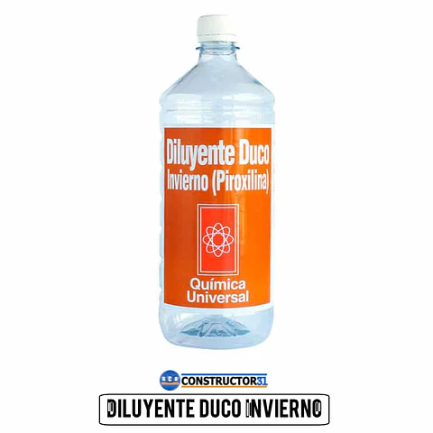 DILUYENTE DUCO INVIERNO QUIMICA UNIVERSAL 1 LT 6016066505