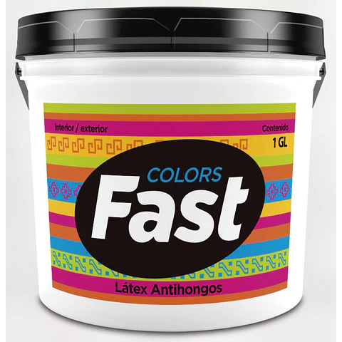 LATEX FAST TRICOLOR ALMENDRA GALON