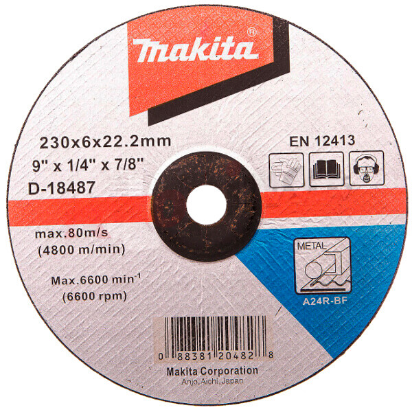 DISCO DESBASTE METAL 9" DELTA
