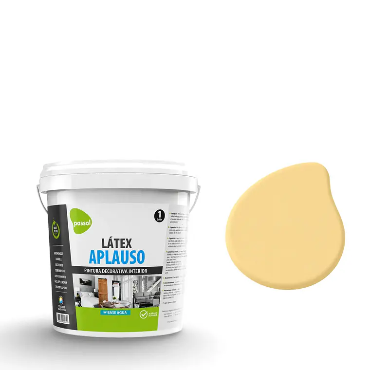 LATEX PASSOL APLAUSO MARFIL 1 GLN. 101413032 1