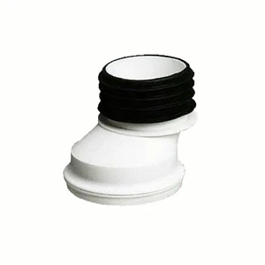 ADAPTADOR EXCENTRICO WC AQUAKIT BLANCO ADEWC