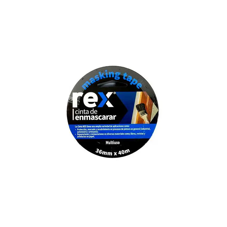 CINTA MASKING REX 36 MM.X 40 MT.30404 1