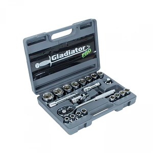 JUEGO DE DADOS GLADIATOR 1/2' 21 PCS JT 821 054688