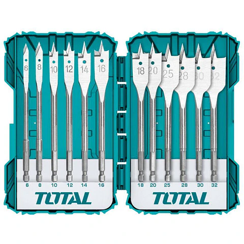 JUEGO BROCAS PALETA TOTAL 12 PZS TACSDL1201