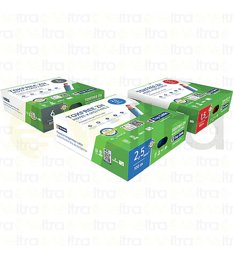 CABLE EVA TOXFREE 1.5MM.X100 MT.VERDE H07Z1 TOX15VR