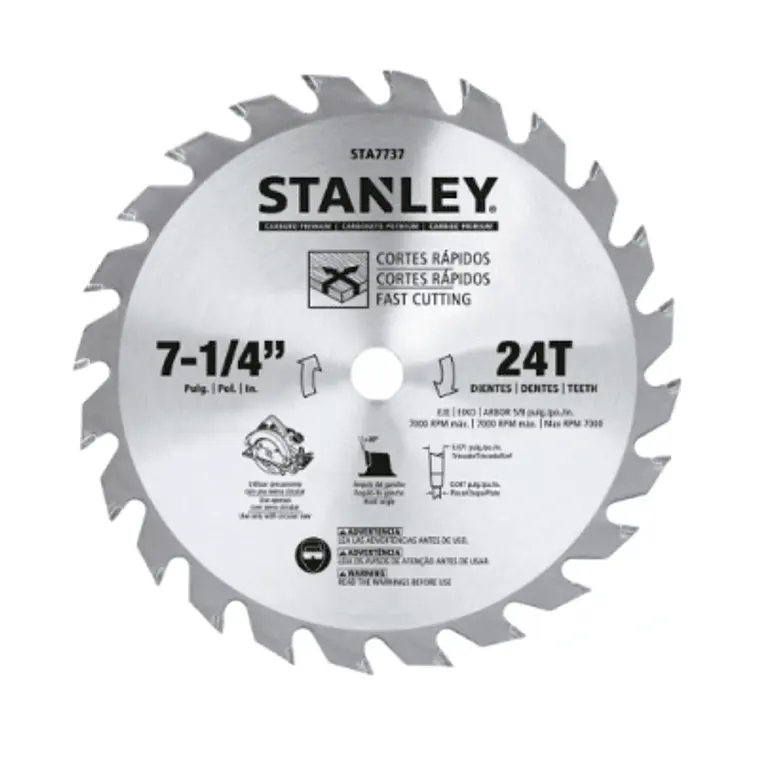 HOJA SIERRA CIRCULAR STANLEY 7.1/4
