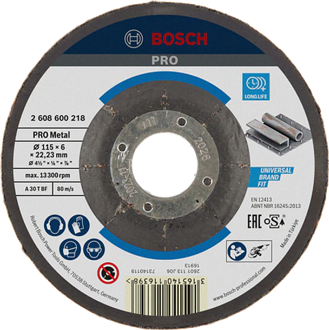 DISCO DESBASTE BOSCH 4.1/2" 2608600218