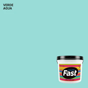 LATEX FAST TRICOLOR VERDE AGUA GALON