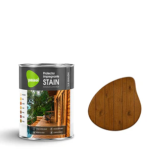 IMPREGNANTE STAIN PASSOL ROBLE 1/4 GLN.0440036
