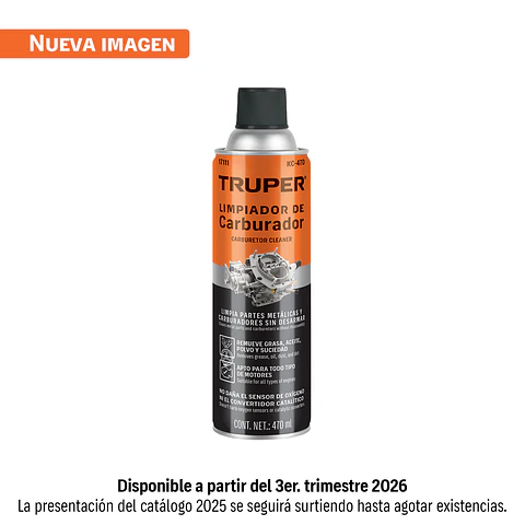LIMPIADOR DE CARBURADOR TRUPER 470ML 17111
